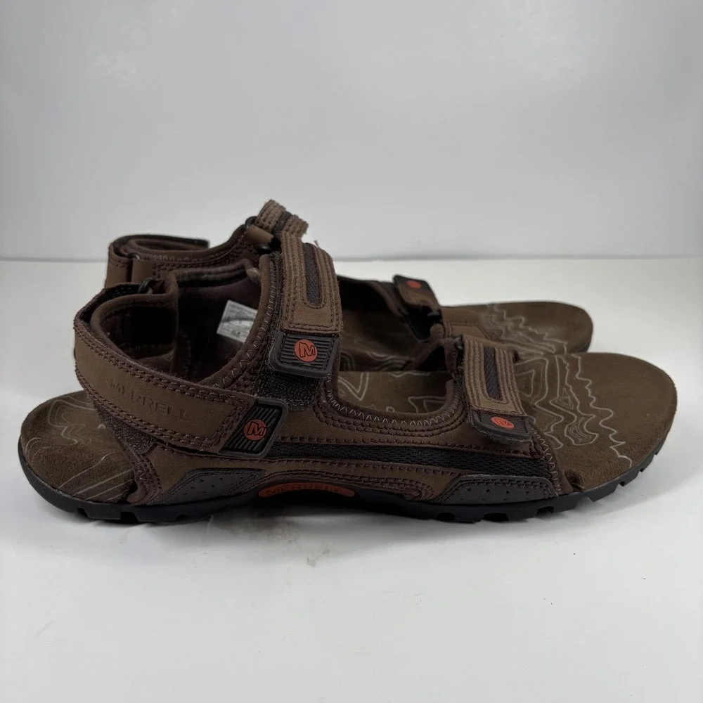 Merrell Sandspur Oak Men's US 14 Dark Earth/Potters Clay Sport Hiking Sandals